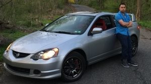 Ryan Luna with his Acura RSX Type-S