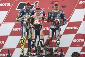 Yamaha Secures 2015 Rider MotoGP Title with Double Podium at Damp Twin Ring Motegi