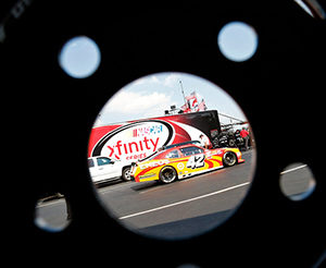 Late-Race Caution Relegates Larson to a Sixth-Place Finish in Charlotte