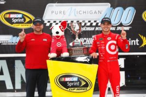 Congrats to Kyle Larson – winner of Pure Michican 400 NASCAR Sprint Cup Series