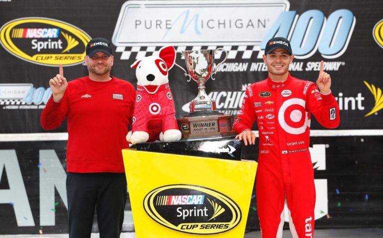 kyle larson | nascar | michigan 400 sprint cup winner