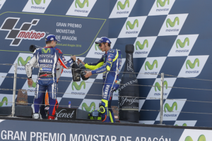 Double Podium for Movistar Yamaha MotoGP at Motorland Aragón