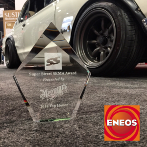 ENEOS SEMA booth car awarded top honors by Super Street magazine
