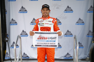 NASCAR: Larson Sets New Track Record in Qualifying