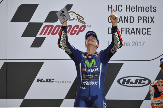 Maverick Vinales Yamaha MotoGP Le Mans France 2017