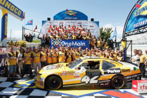 NASCAR: Congrats Kyle Larson and CGR for their fourth season win at XFINITY in Dover!