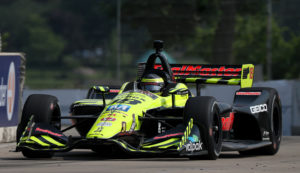 Bourdais Recovers from Wheelie to Finish Ninth at INDYCAR Detroit GP Race 2
