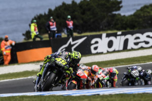 Rossi Lands Eighth at Challenging Australian MotoGP