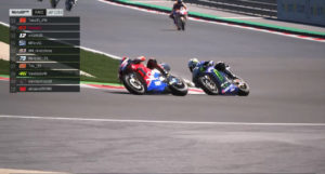 Valentino Rossi and Maverick Viñales compete in MotoGP Virtual Race