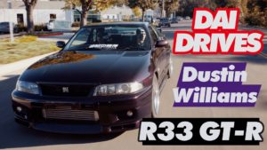“DAI. Drives video” Episode 4: YouTuber Dustin Williams 1996 Nissan Skyline GT-R R33