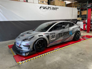 ENEOS Joins Evasive Motorsports for 2021 Pikes Peak with Tesla Model 3 Racecar