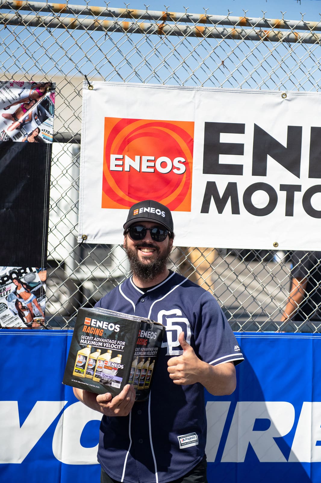 ENEOS oil raffle winner