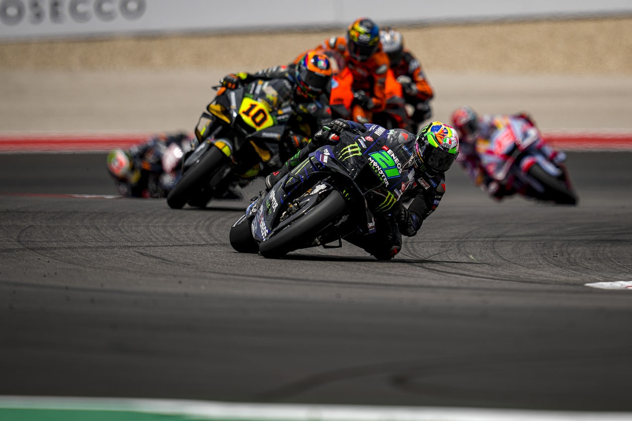 Monster Energy Yamaha MotoGP Racers on Track Monster Energy Yamaha MotoGP Racers on Track
