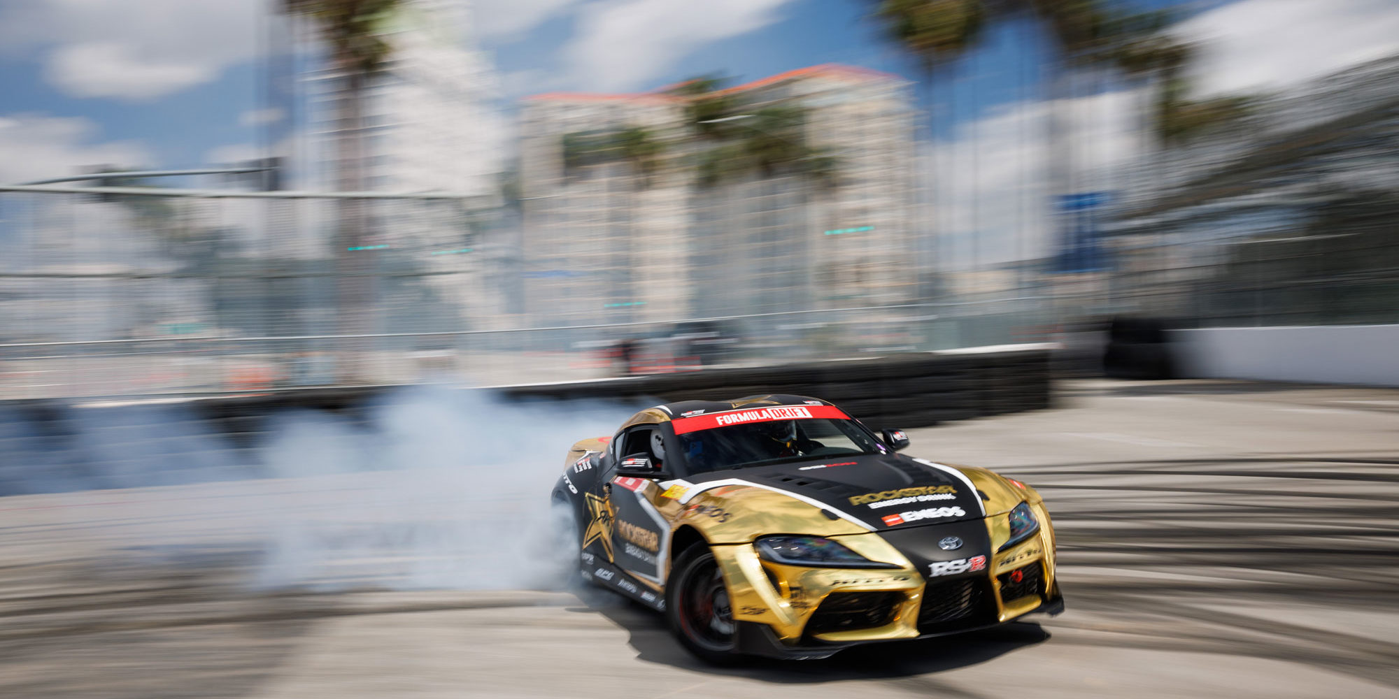 Formula Drift Vehicle on Track