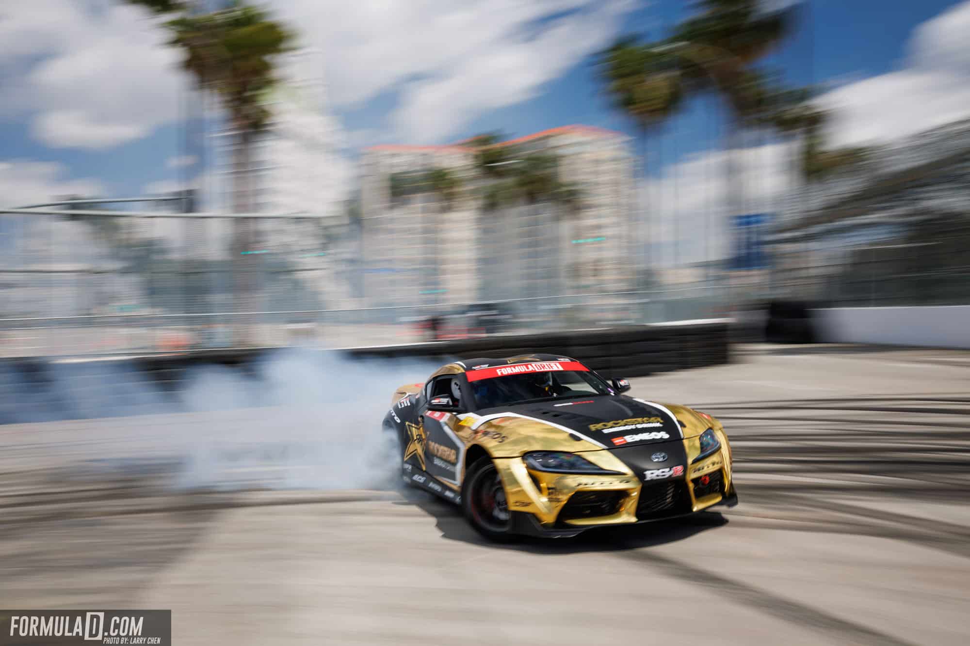 Formula Drift Vehicle on Track