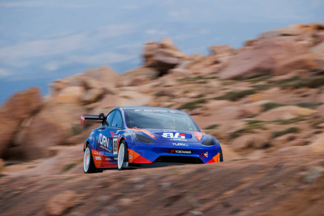 Pikes Peak car driving