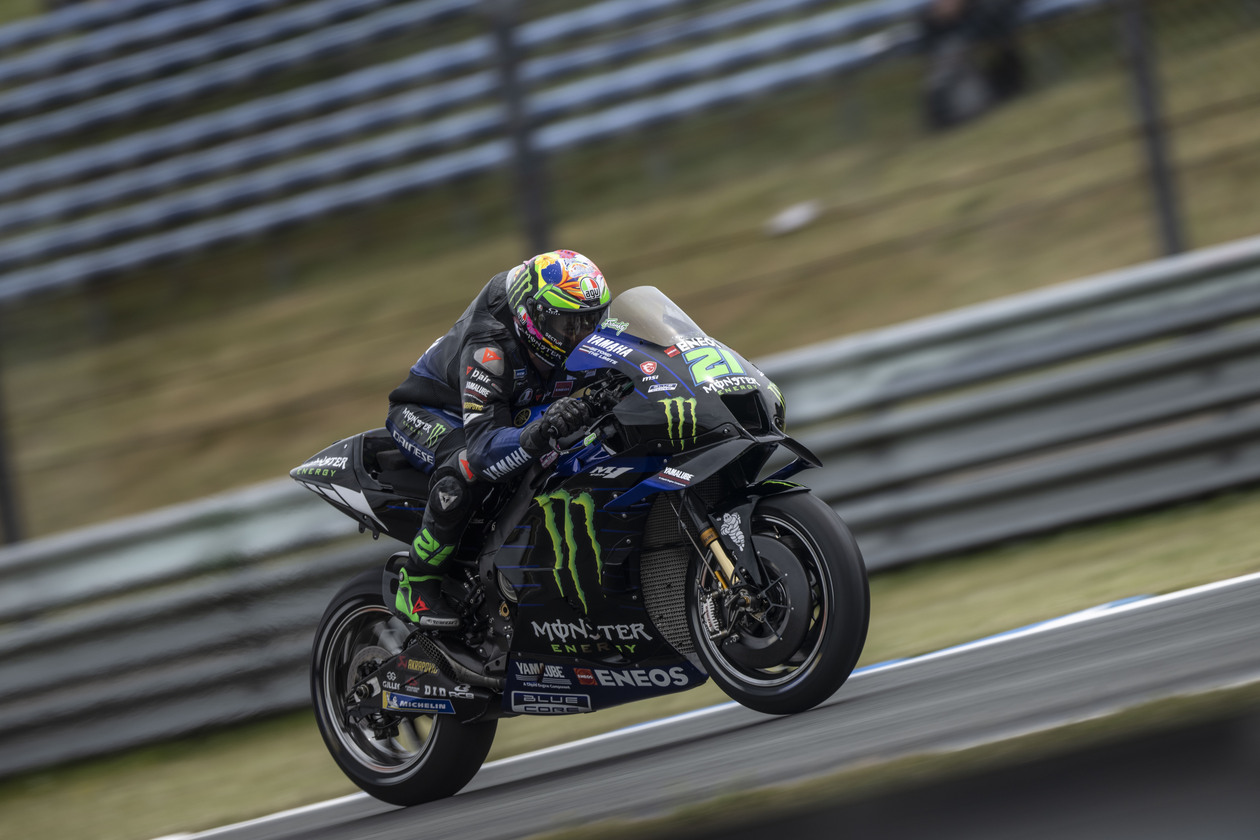 MotoGP Racer on track
