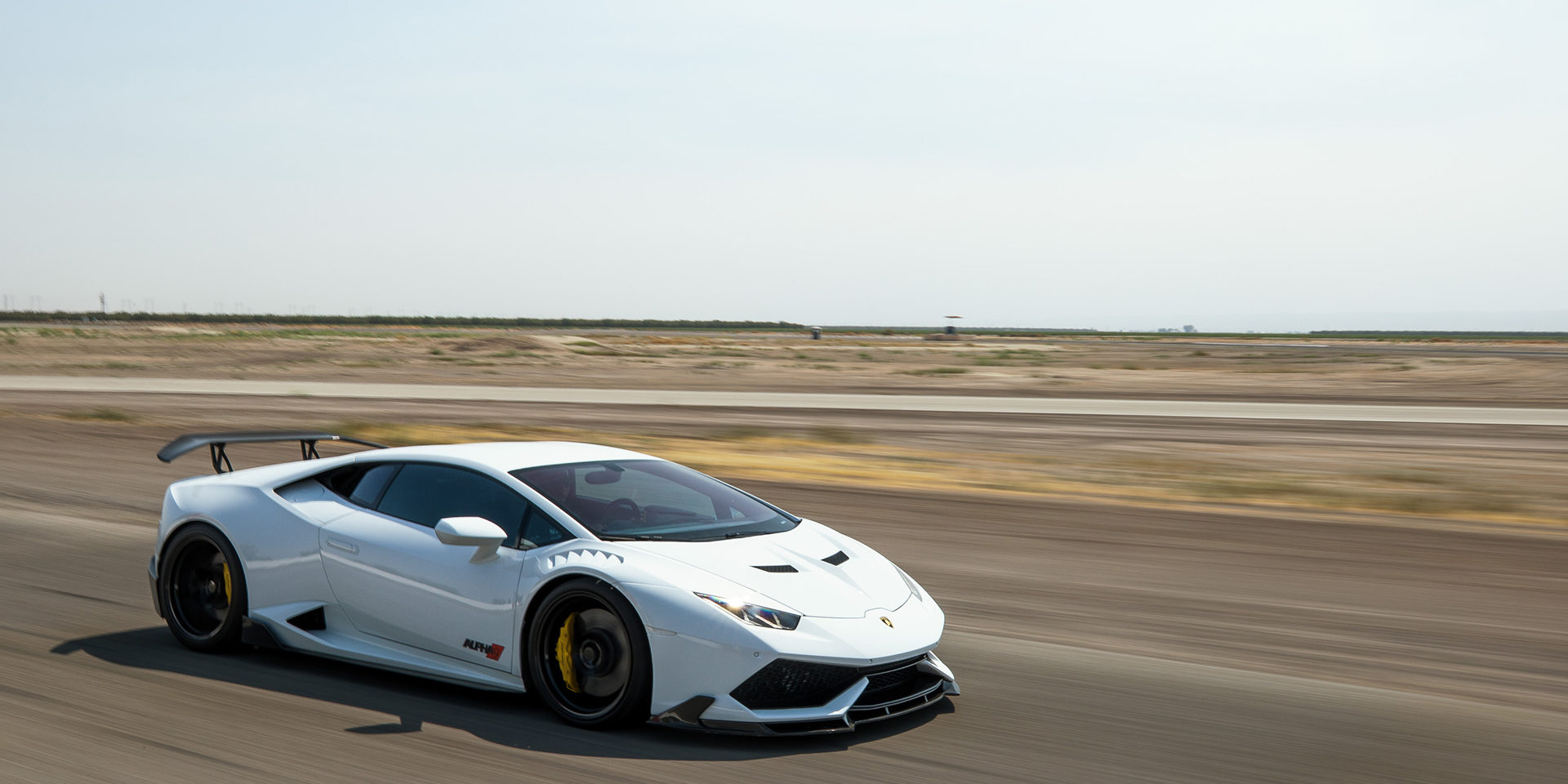 Lambo driving