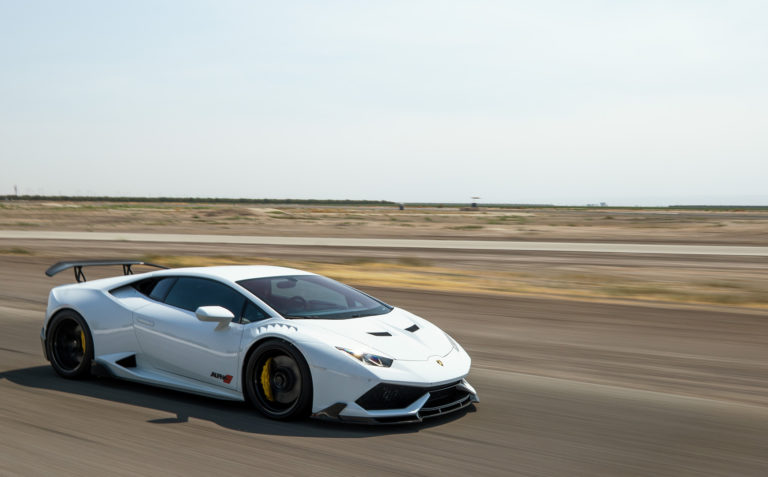 Lambo driving