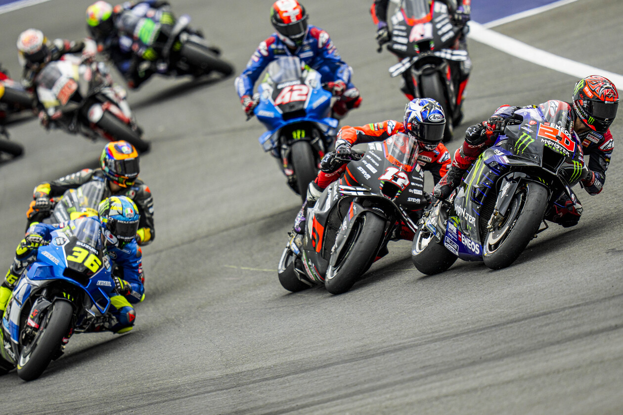 Austrian MotoGP Racers on Track