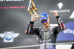 Quartararo Finishes Second at 2022 Austrian MotoGP