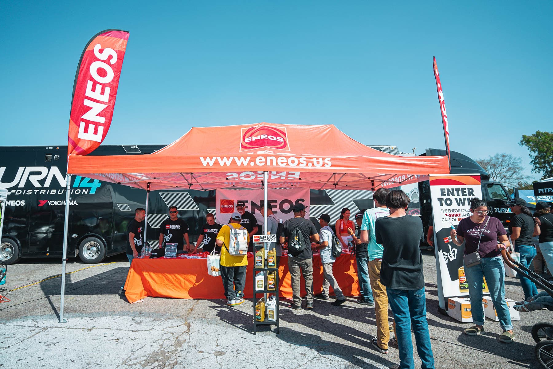 ENEOS booth at Subiefest SoCal