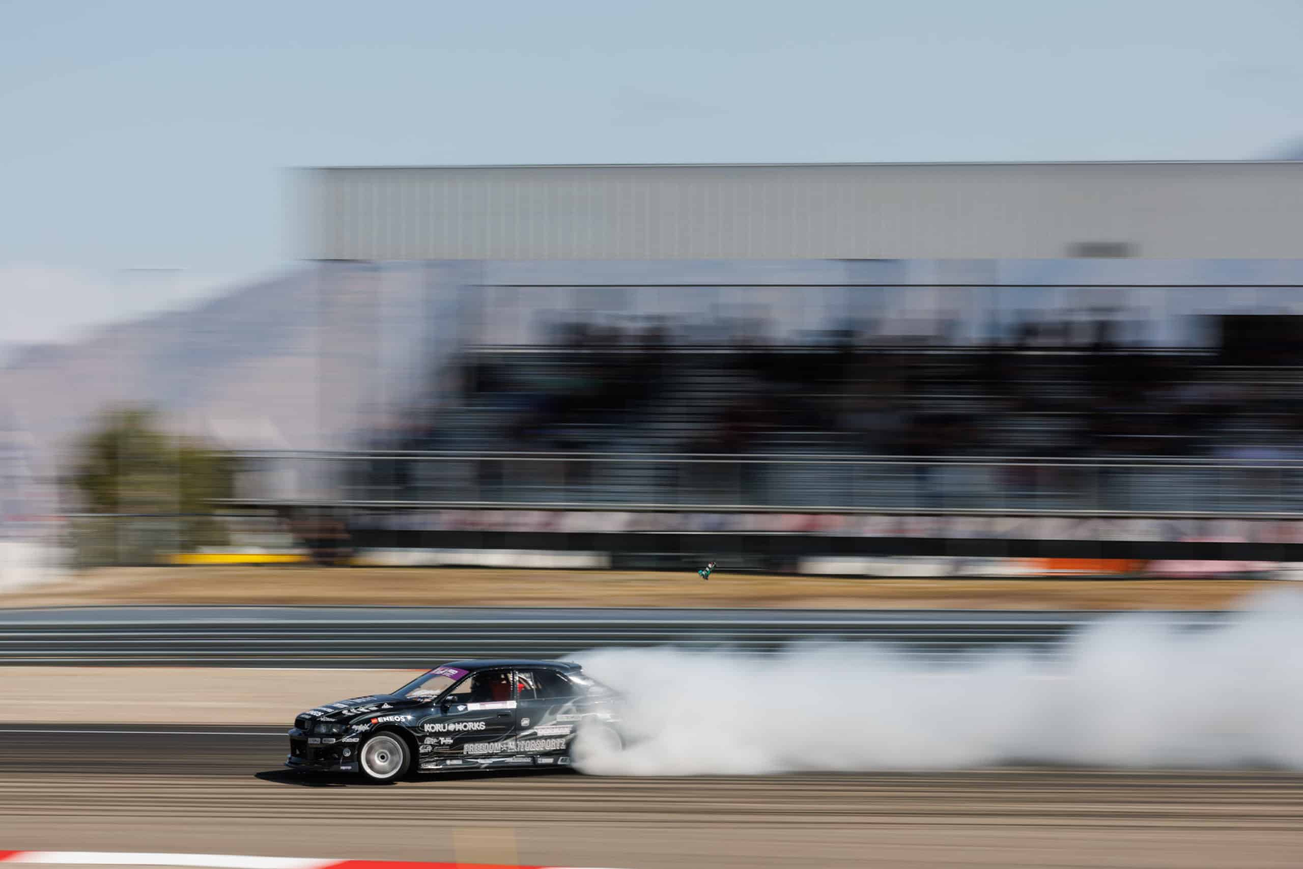 Formula Drift racer on track Formula Drift racer on track