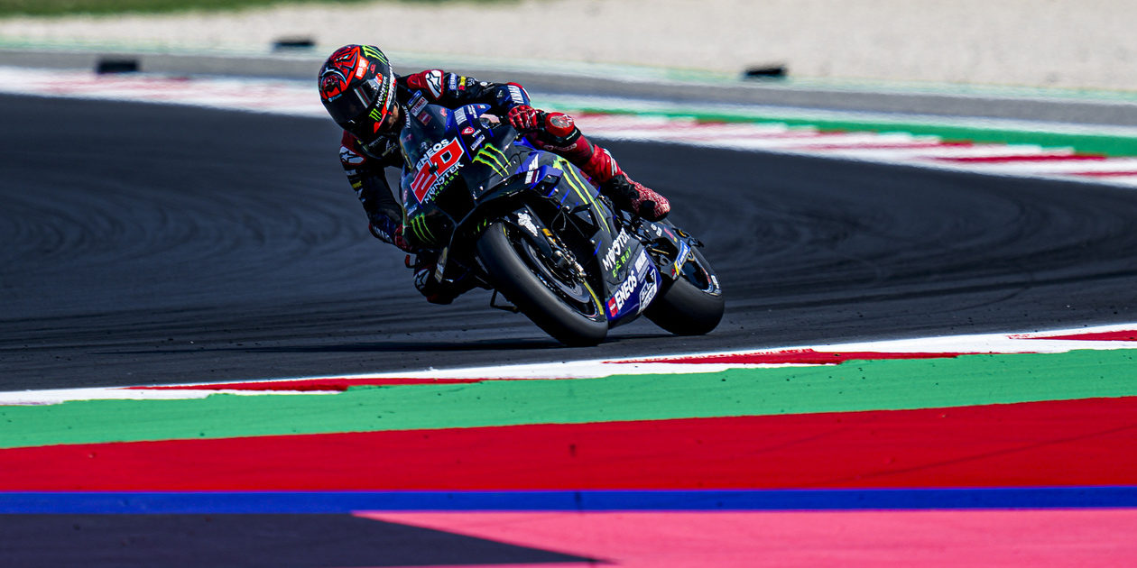 MotoGP Misano Turning on Track