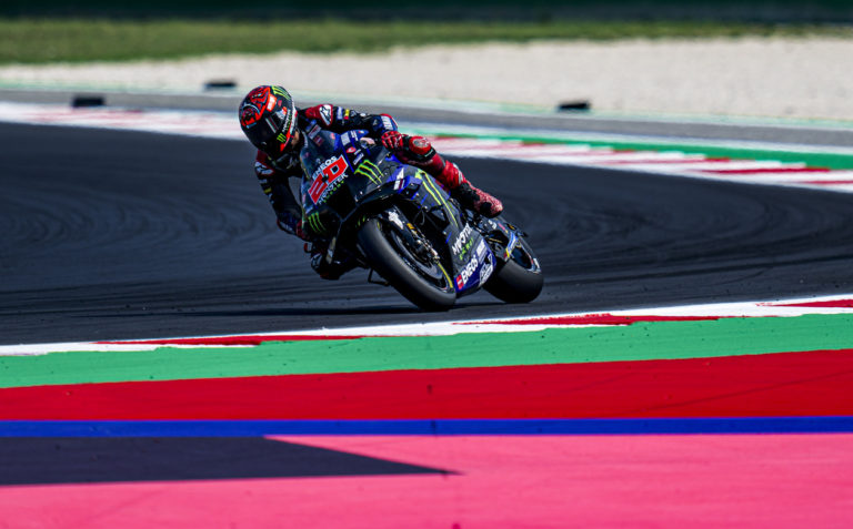 MotoGP Misano Turning on Track