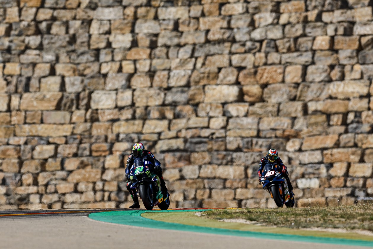 Quartararo and Morbidelli racing