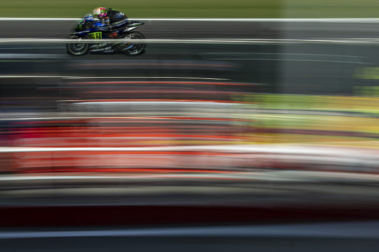 MotoGP Racer on Track