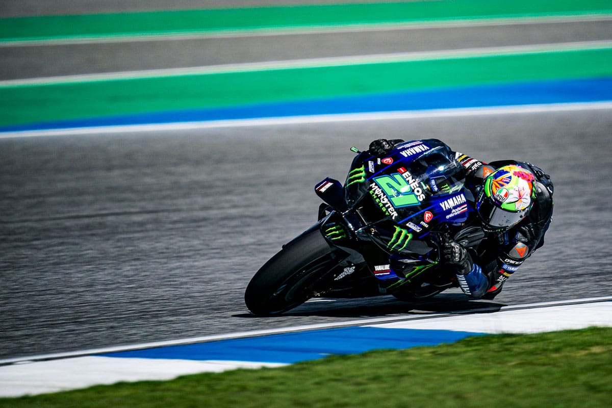 Monster Energy Yamaha MotoGP racetrack