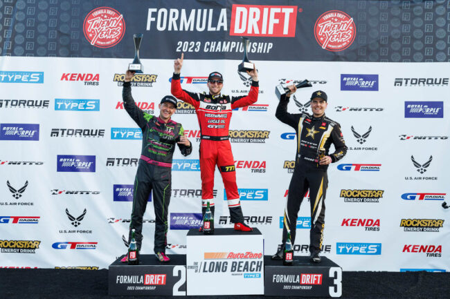 Podium winners