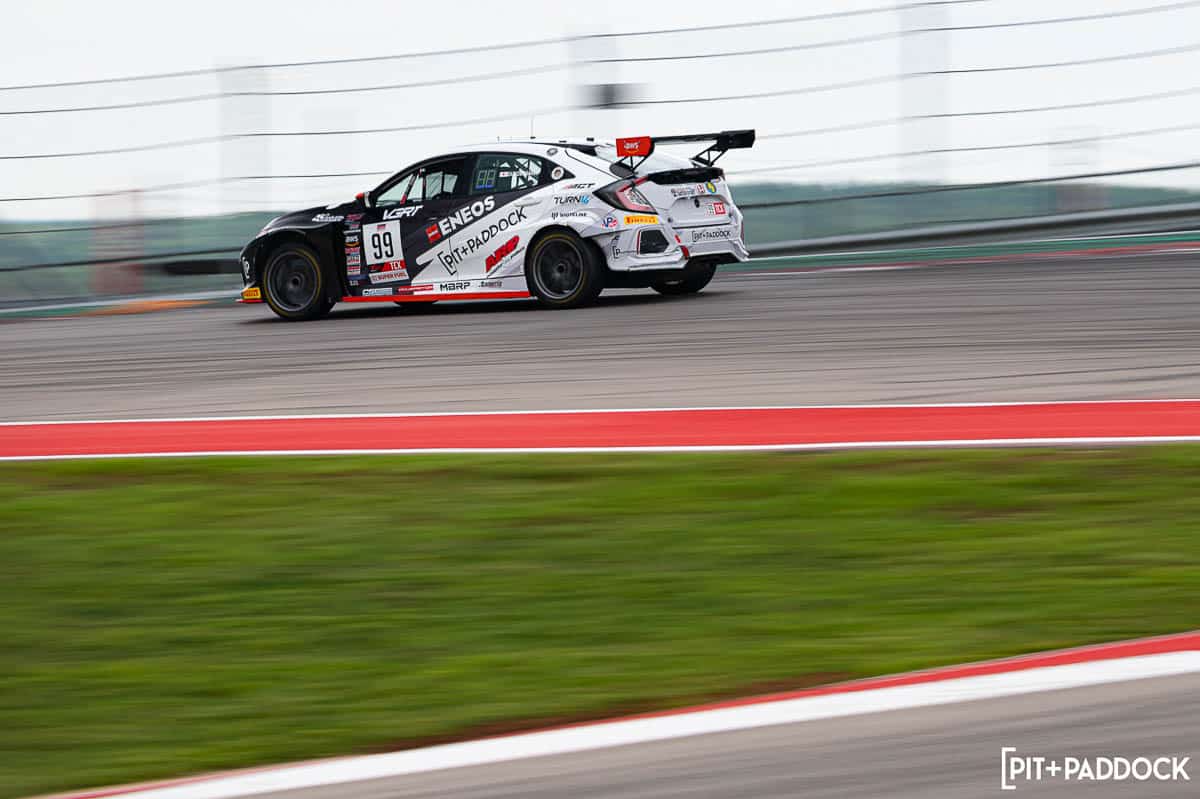 ENEOS Pit+Paddock Car side view