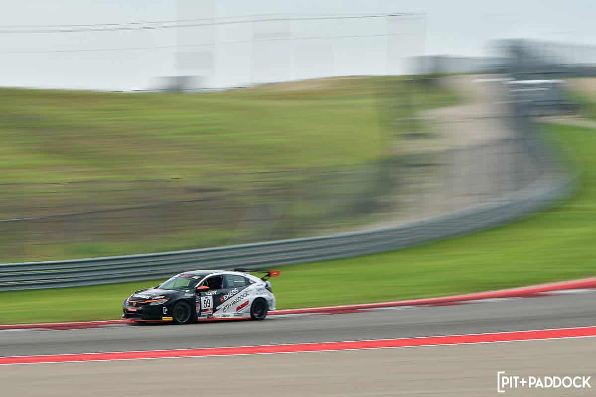 ENEOS Pit+Paddock Car on track