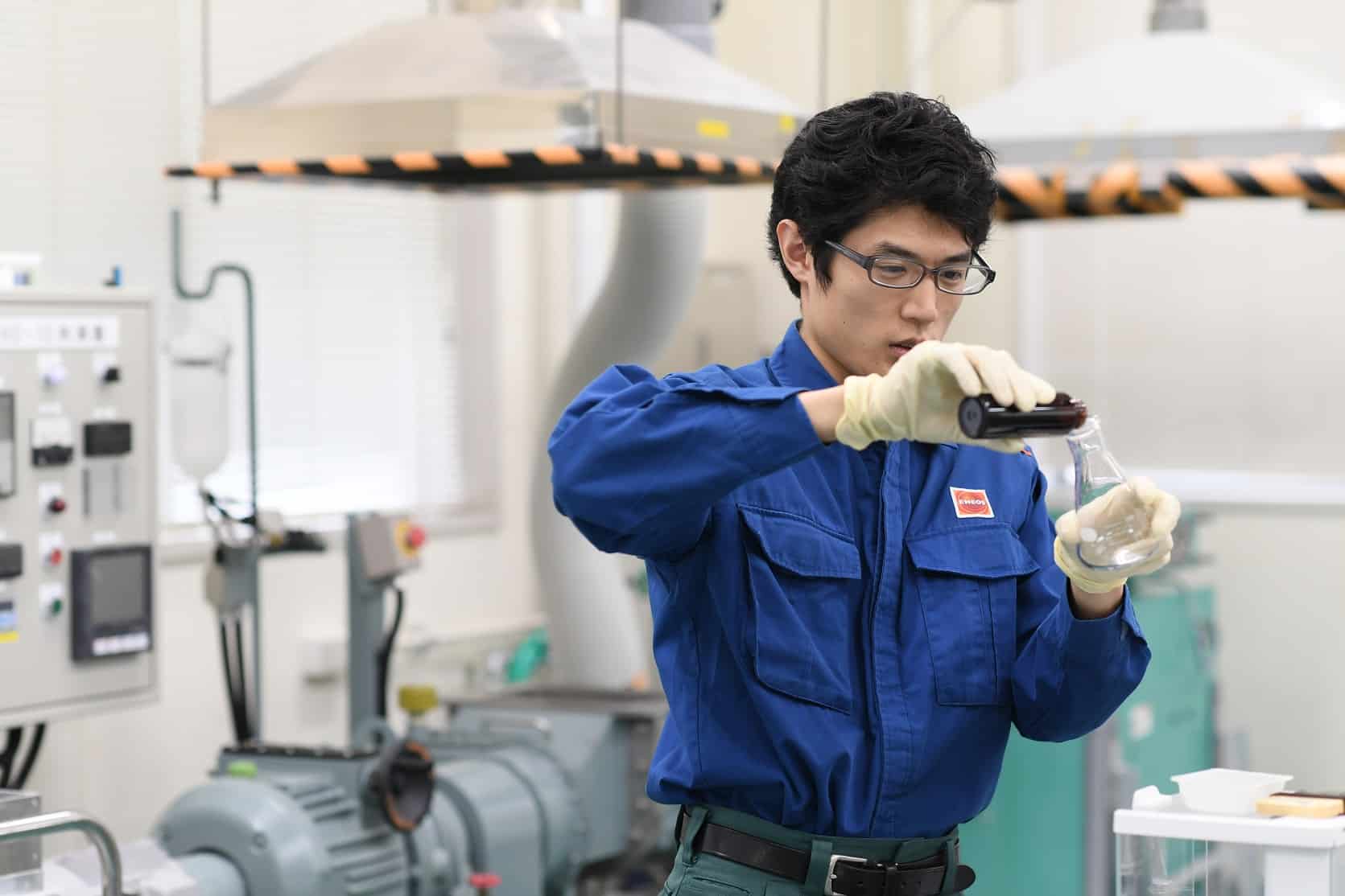 ENEOS technician in Japan