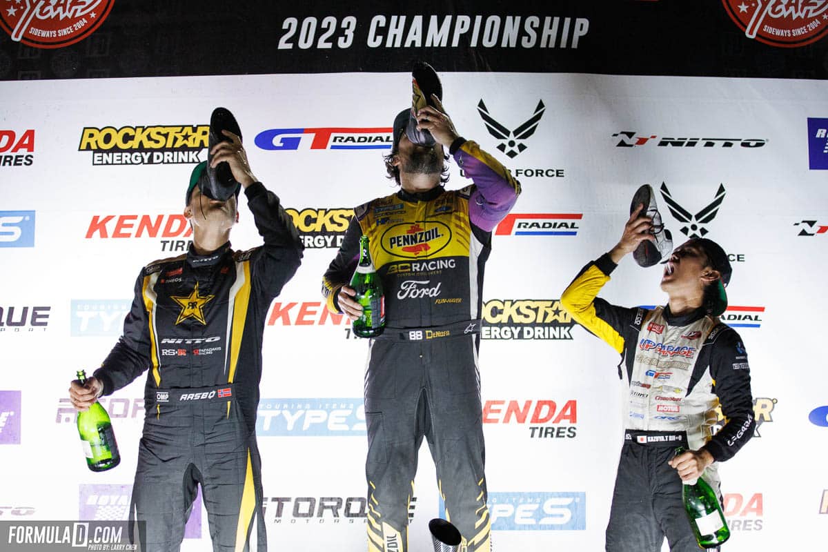 2023 Formula DRIFT PRO Championship Podium Winners
