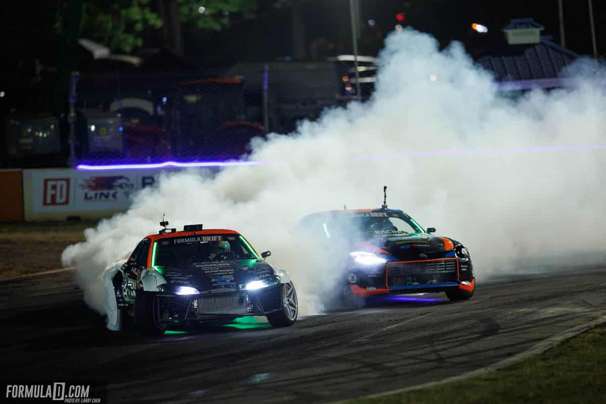 Two Formula DRIFT cars