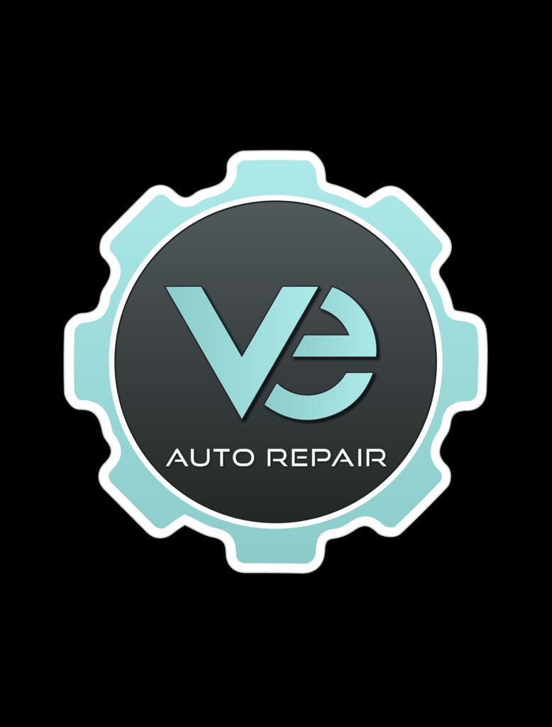 V&E Auto Repair Shop Logo