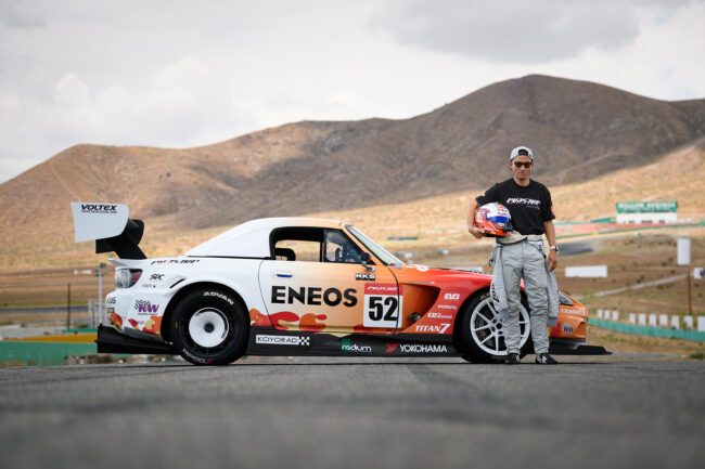 Dai Yoshihara, pilot of the Evasive Motorsports / ENEOS Oil Honda S2000RS