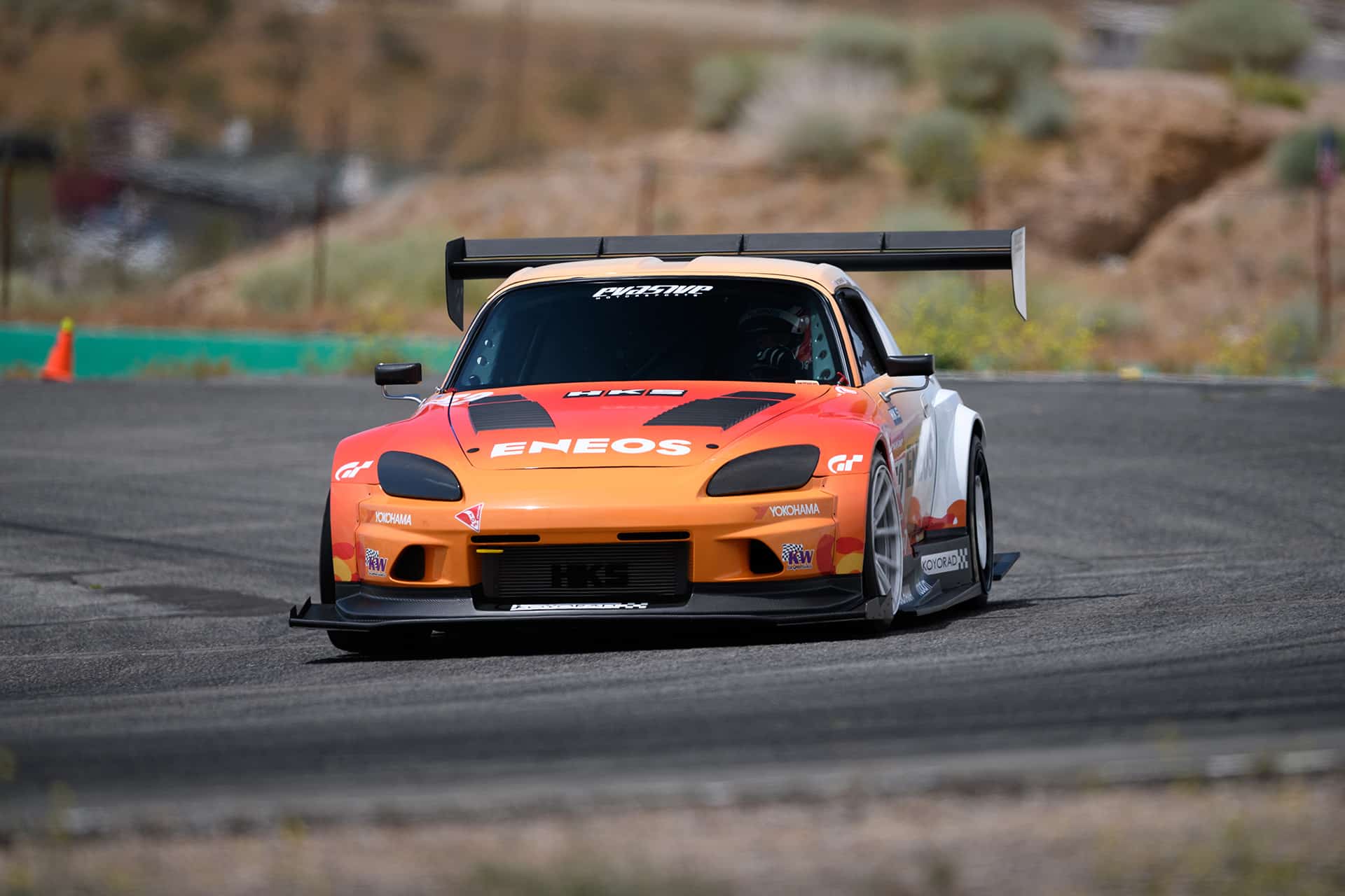 Evasive Motorsports / ENEOS Oil Honda S2000RS on track at Big Willow