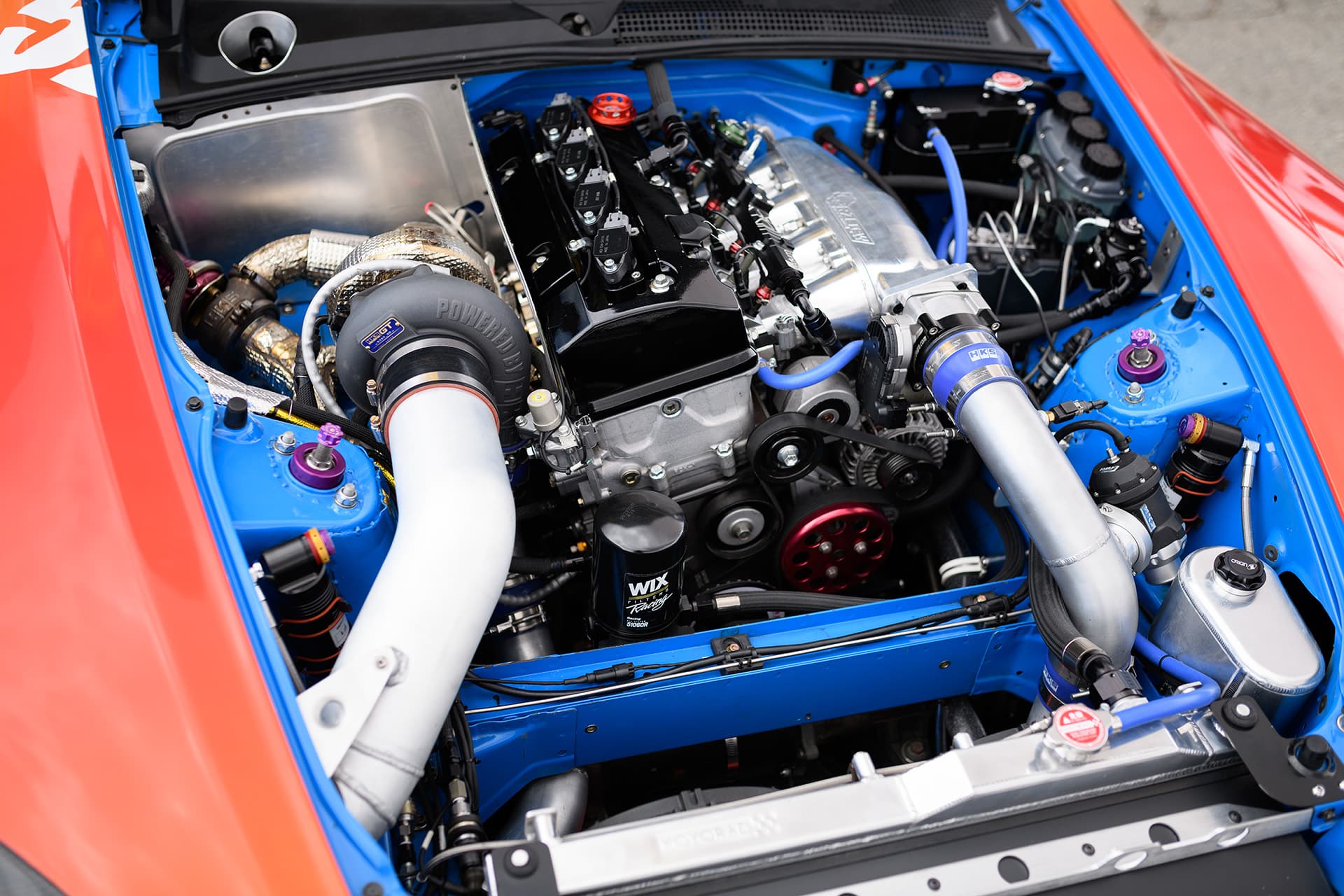 Evasive Motorsports / ENEOS Oil Honda S2000RS engine bay