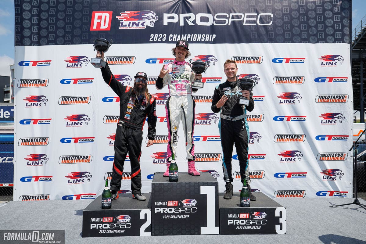 Ben Hobson with first PROSPEC win at Formula DRIFT