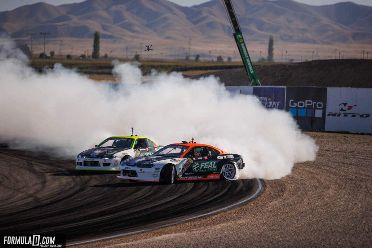 Odi Bakchis versus Simen Olsen, 2023 Formula DRIFT Utah