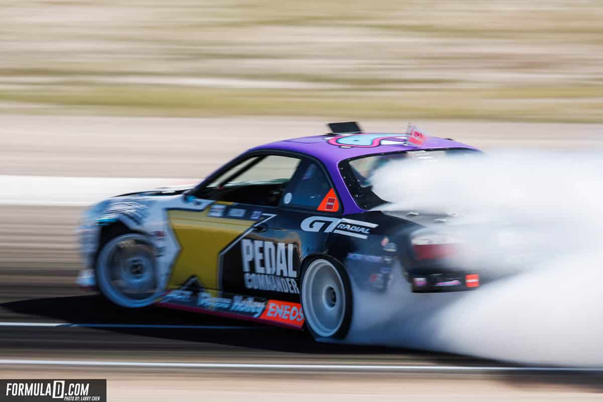 Ben Hobson, practice run at 2023 Formula DRIFT Utah