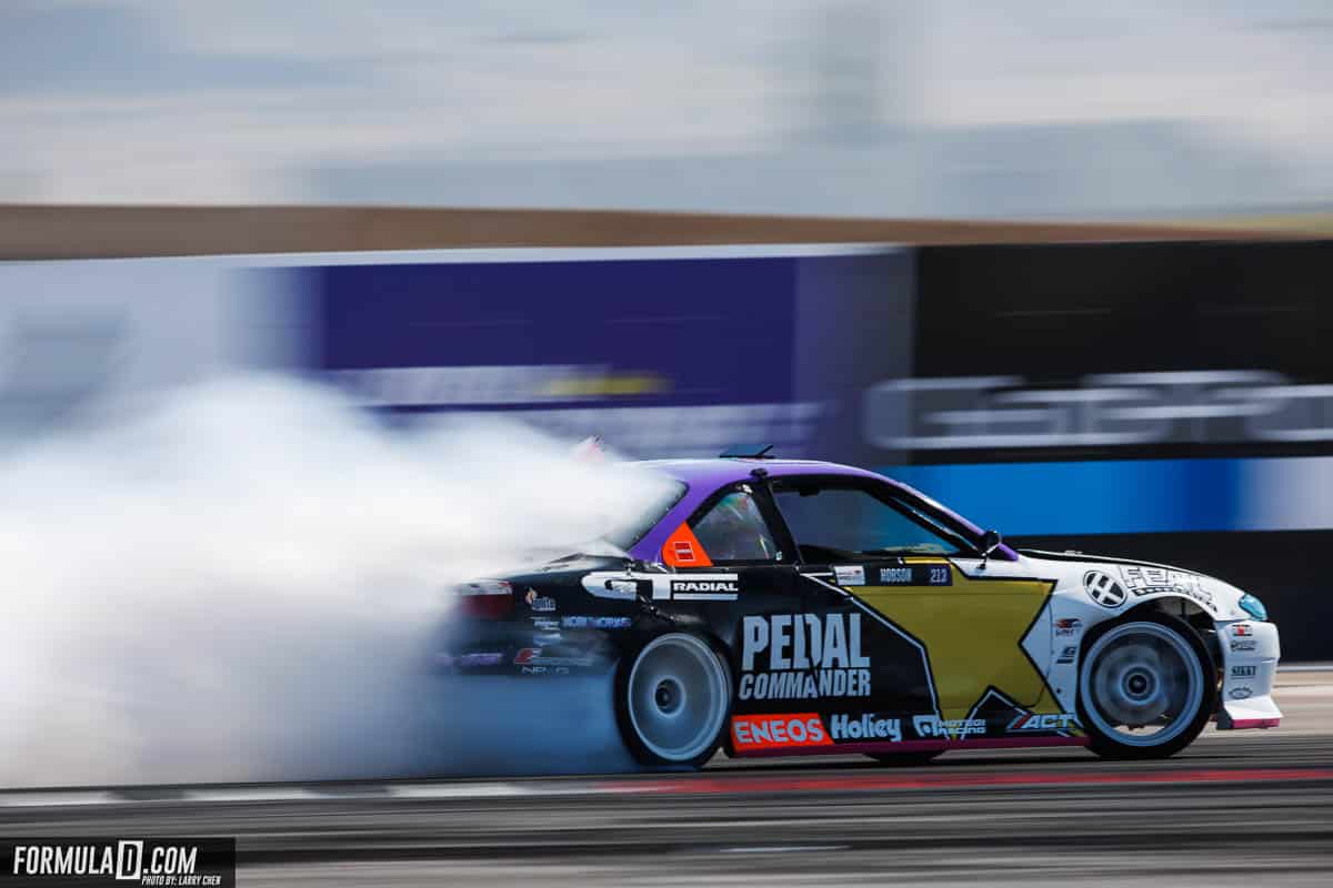 Pedal Commander / Feal Suspension / Koruworks / Motegi Racing Nissan S14 at 2023 Formula DRIFT Utah