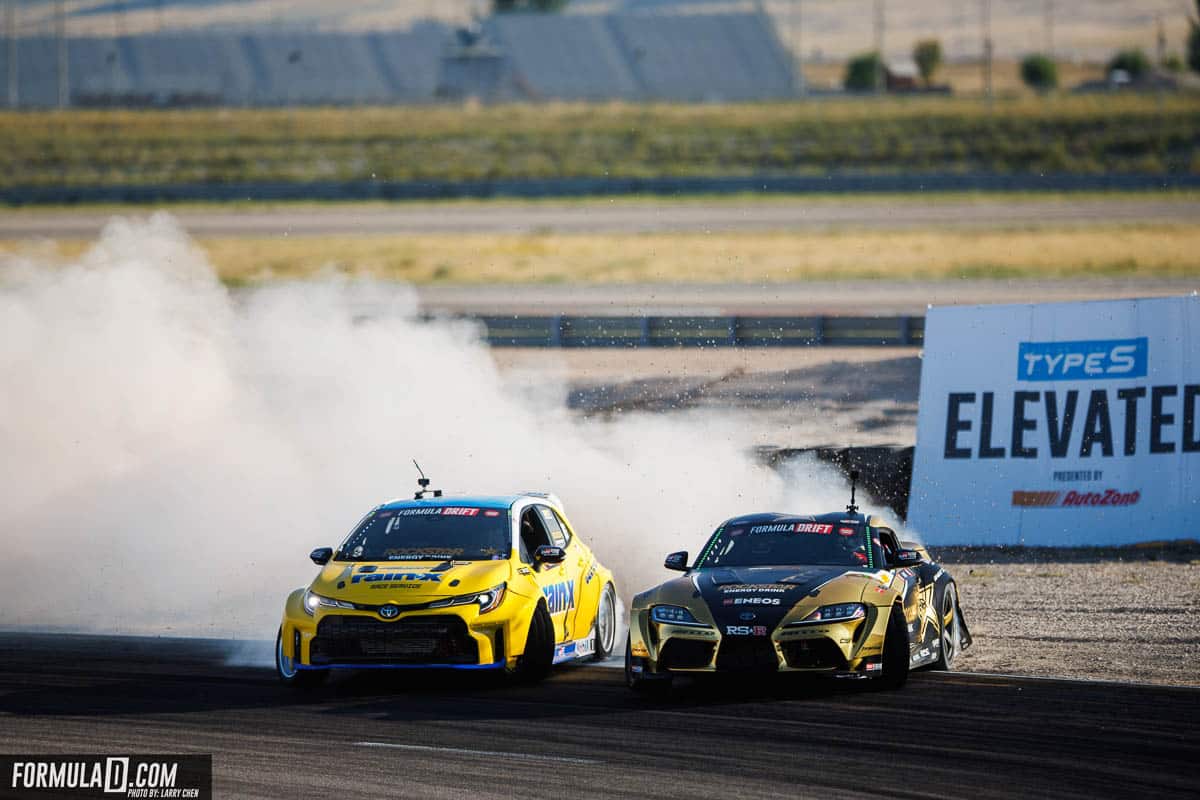 Fredric Aasbo versus Ryan Tuerck, 2023 Formula DRIFT Utah