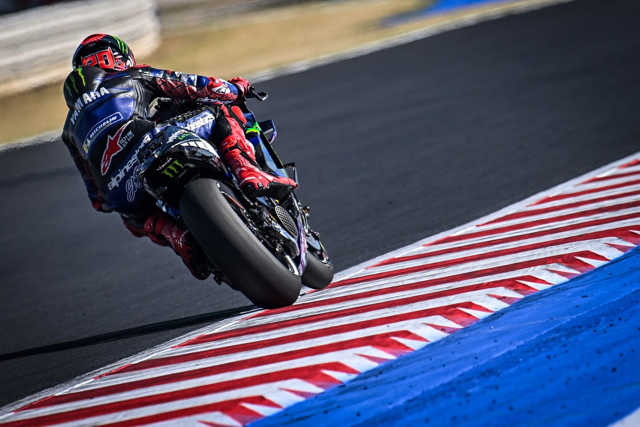 Fabio Quartararo, practice session at the 2023 San Marino GP