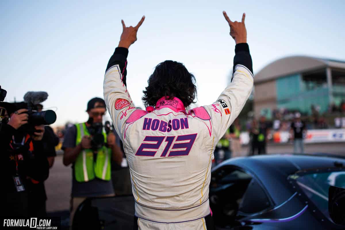 Hobson wins Round 4 of the 2023 Formula DRIFT PROSPEC series