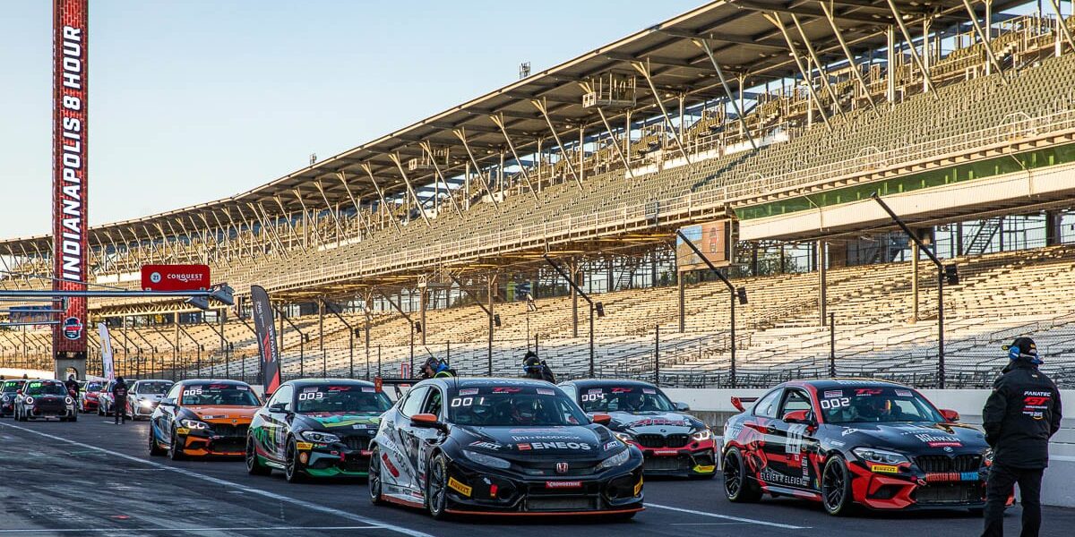 Dai Yoshihara with pole position at the TC America TCX Indy finale